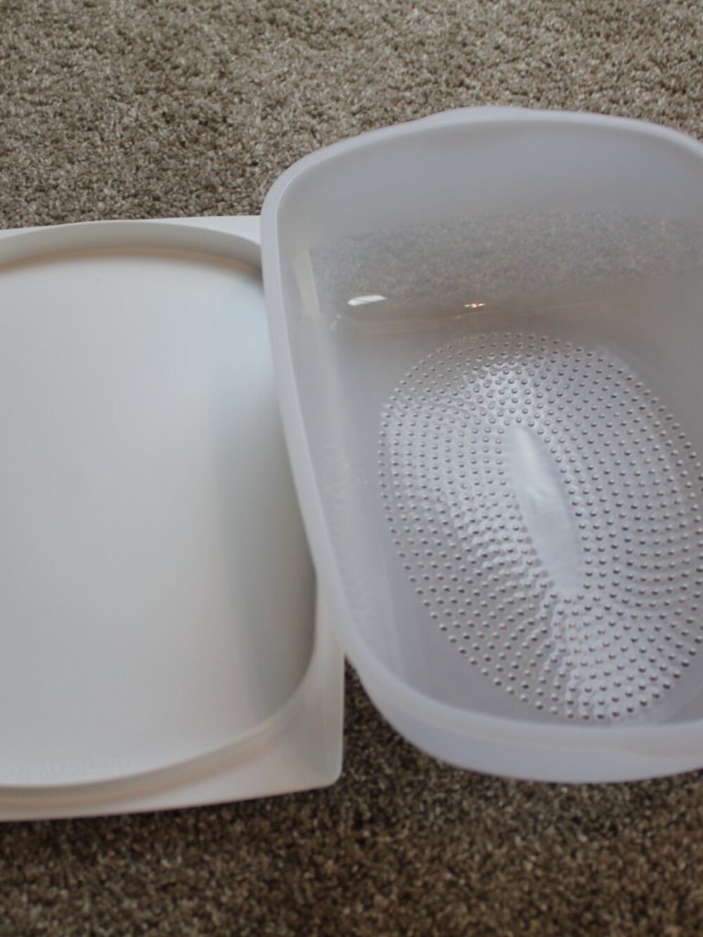 Tupperware CheeSmart Cheese Keeper Smart CondensControl Container Rectangle Lg - Picture 4 of 6